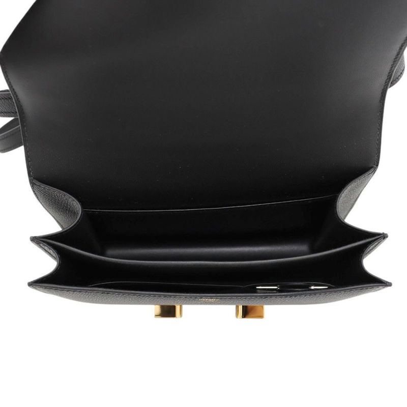 エルメス ミニ コンスタンス3 ミロワール ブラック/ゴールド金具 エプソン K刻印 黒