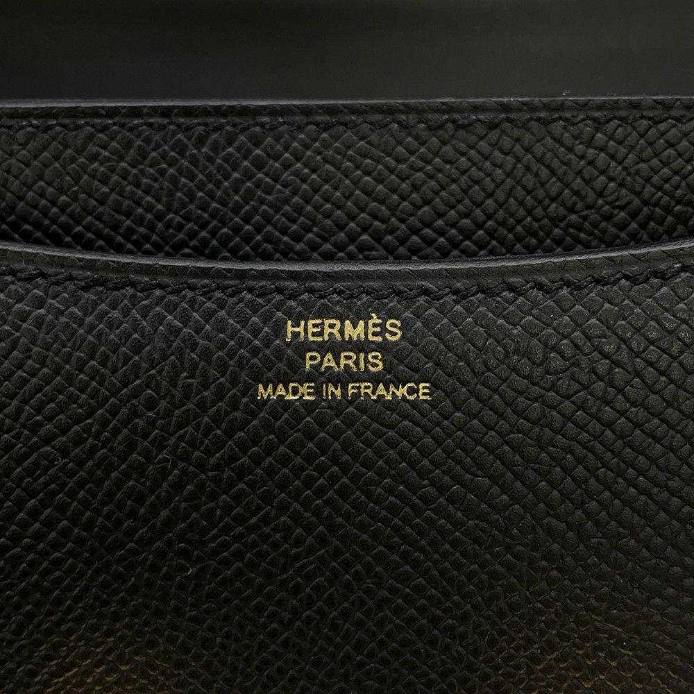 エルメス ミニ コンスタンス3 ミロワール ブラック/ゴールド金具 エプソン K刻印 黒