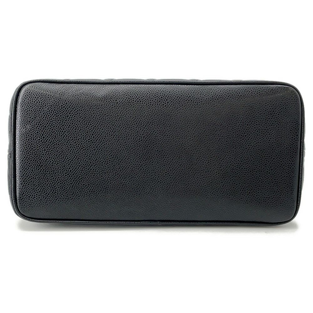 シャネル トートバッグ 復刻トート ココマーク マトラッセ キャビアスキン A01804 CHANEL 黒