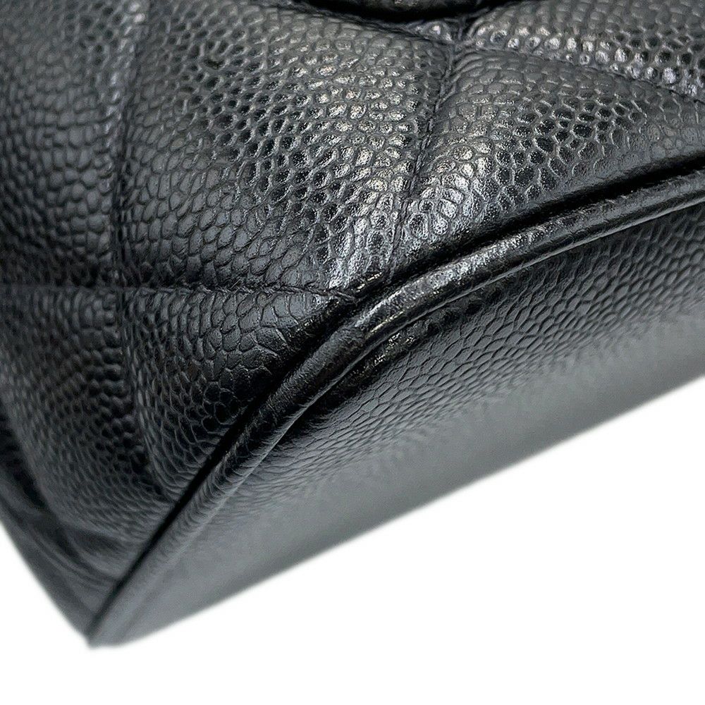 シャネル トートバッグ 復刻トート ココマーク マトラッセ キャビアスキン A01804 CHANEL 黒