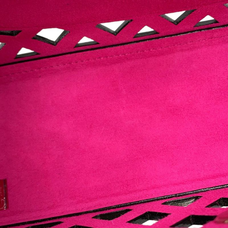 シャネル チェーンショルダーバッグ パンチング カーフレザー AS2376 CHANEL 黒