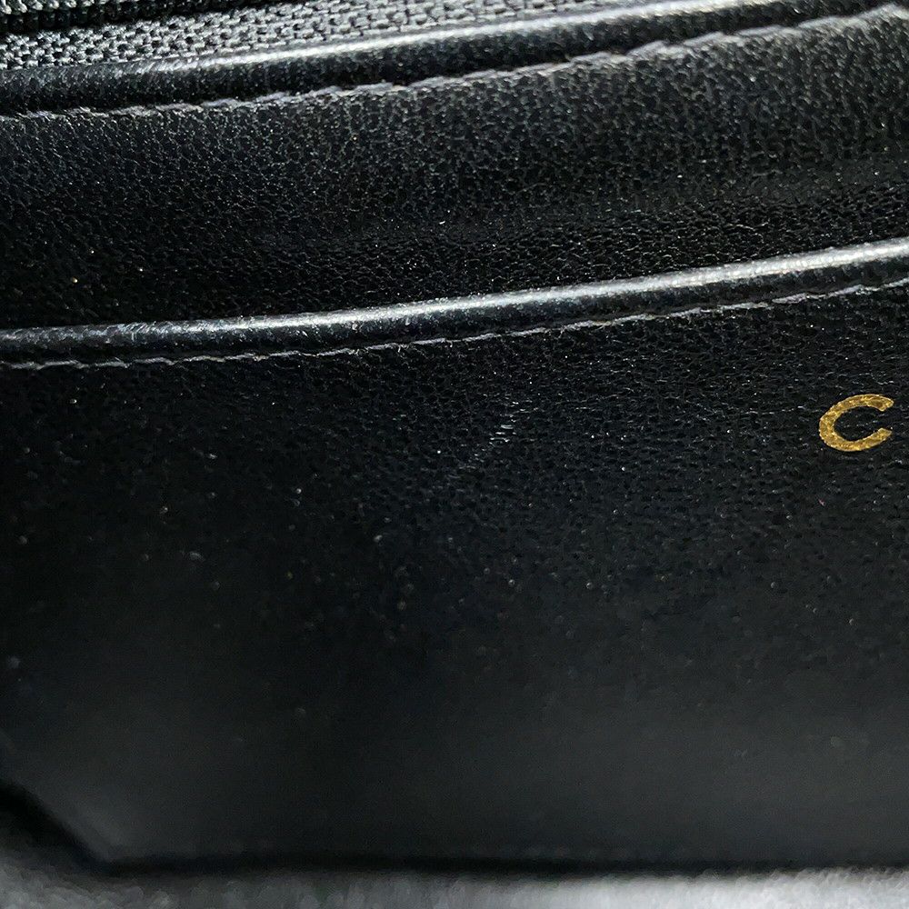 シャネル チェーンショルダーバッグ マトラッセ25 ココマーク ダイアナ キャビアスキン A01165 CHANEL 黒