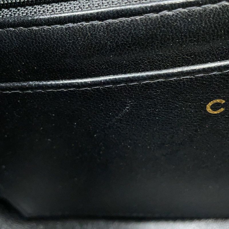 シャネル チェーンショルダーバッグ マトラッセ25 ココマーク ダイアナ キャビアスキン A01165 CHANEL 黒