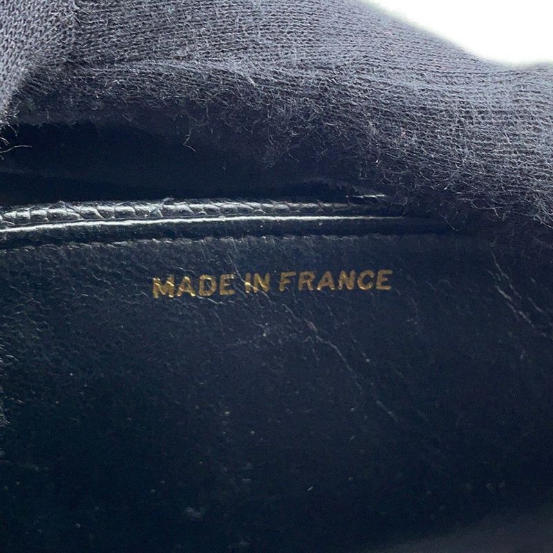 シャネル チェーンショルダーバッグ マトラッセ25 ココマーク ダイアナ キャビアスキン A01165 CHANEL 黒