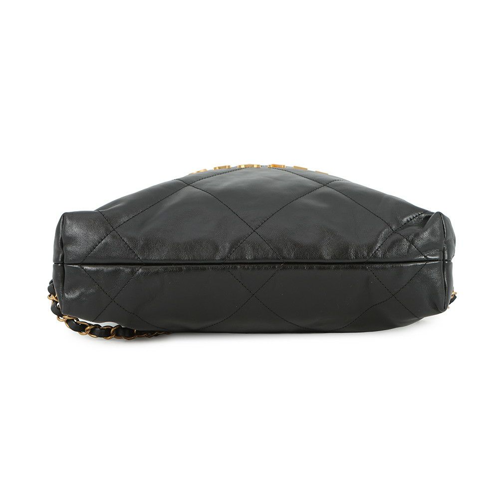 シャネル リュック シャネル22 スモール シャイニーカーフスキン AS3859 CHANEL バッグ 黒