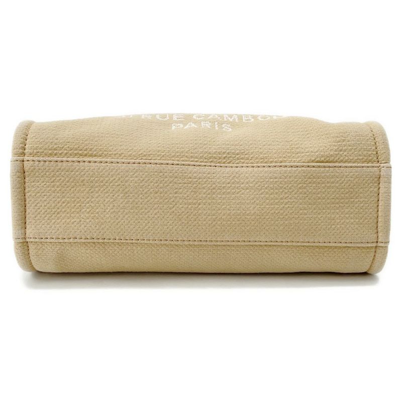 シャネル トートバッグ ドーヴィルライン ミディアム ショッピングバッグ ロゴ キャンバス A67001 CHANEL