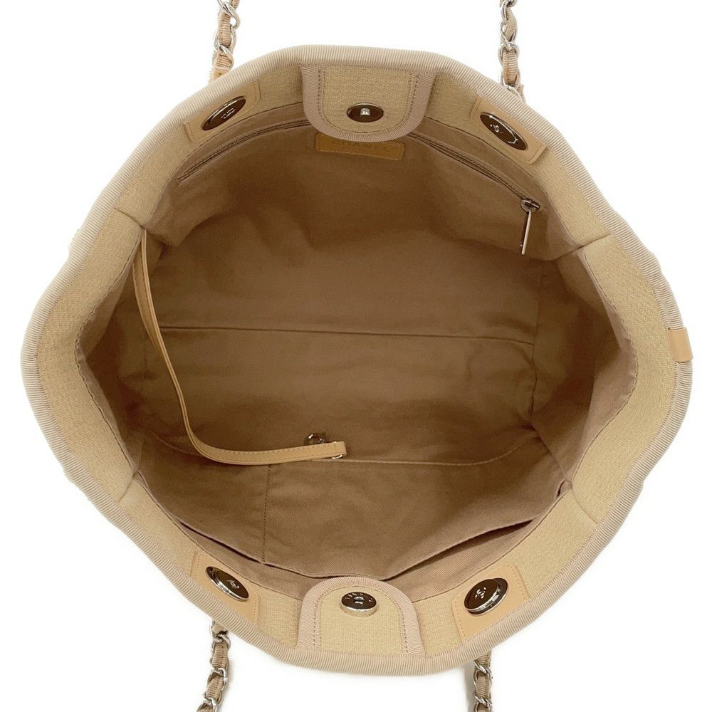 シャネル トートバッグ ドーヴィルライン ミディアム ショッピングバッグ ロゴ キャンバス A67001 CHANEL