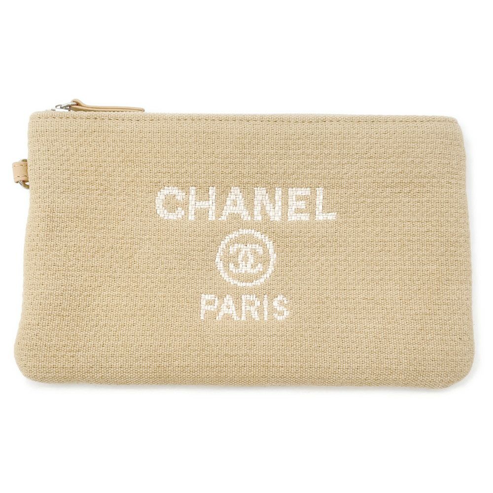 シャネル トートバッグ ドーヴィルライン ミディアム ショッピングバッグ ロゴ キャンバス A67001 CHANEL
