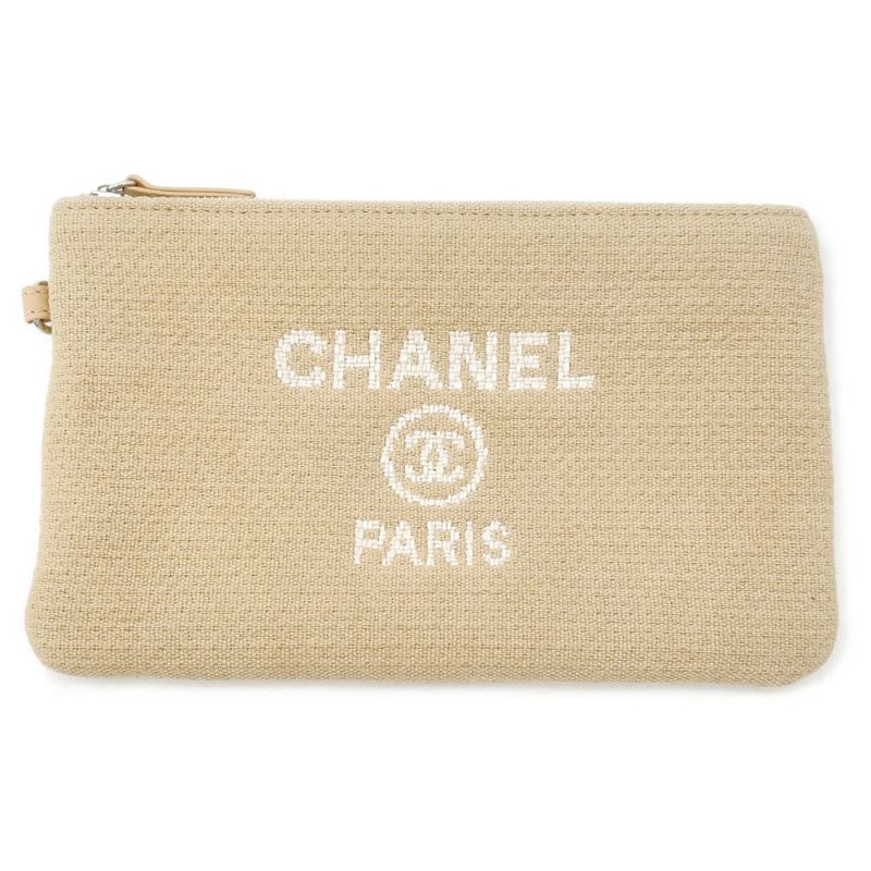 シャネル トートバッグ ドーヴィルライン ミディアム ショッピングバッグ ロゴ キャンバス A67001 CHANEL