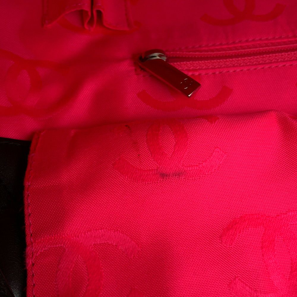 シャネル トートバッグ カンボンライン ラージトート マトラッセ ココマーク ラムスキン A25169 CHANEL 黒