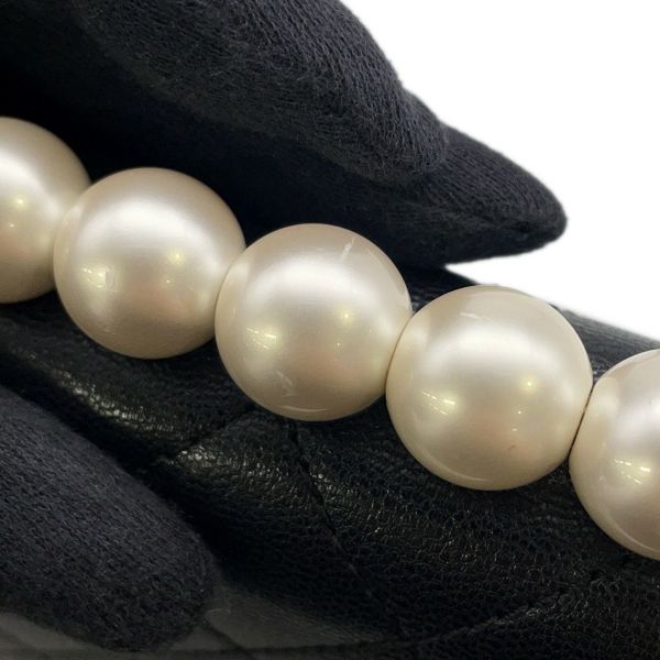 ャネル チェーンショルダーバッグ マトラッセ ココマーク フェイクパール ラムスキン AS0584 CHANEL バッグ 黒