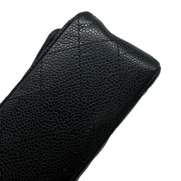 シャネル チェーンショルダーバッグ マトラッセ23 ココマーク ダブルチェーン キャビアスキン A01113 CHANEL バッグ 黒