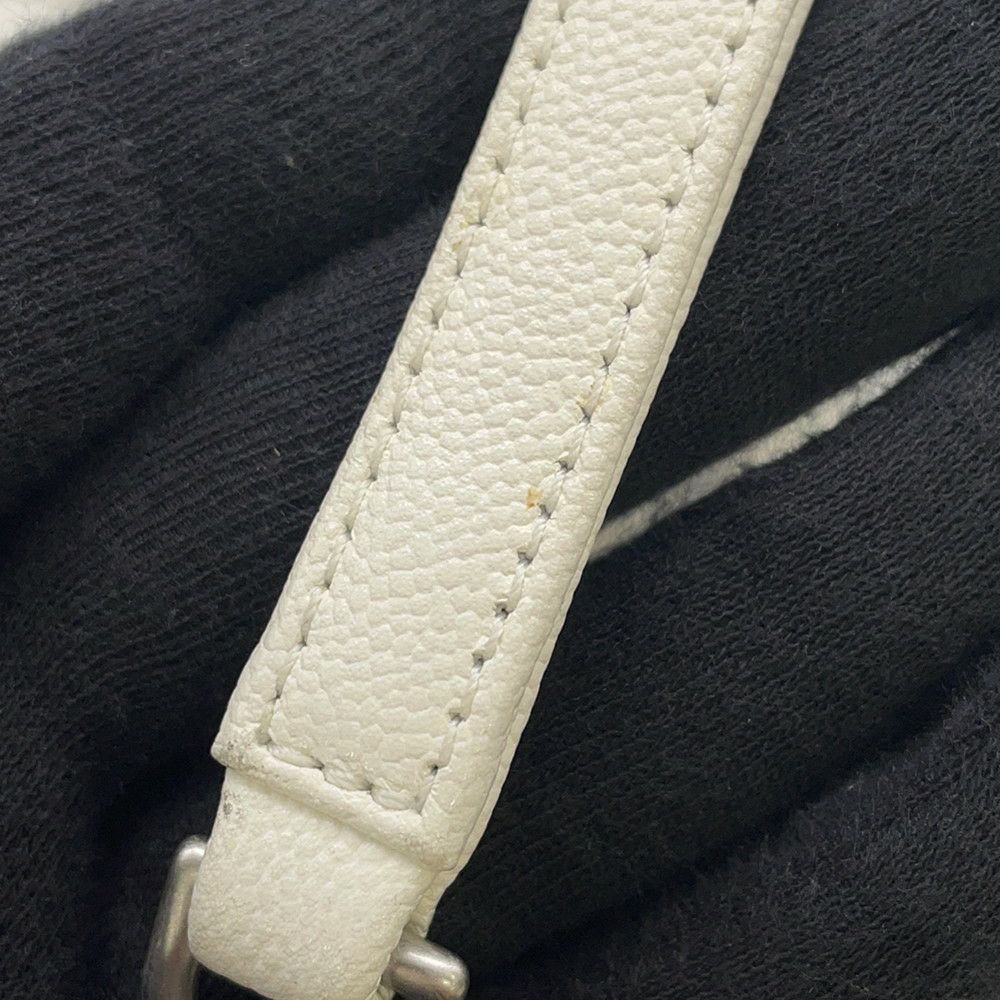 シャネル チェーンショルダーバッグ マトラッセ ココマーク ボーイシャネル スモール キャビアスキン AS3350 CHANEL 2way 白