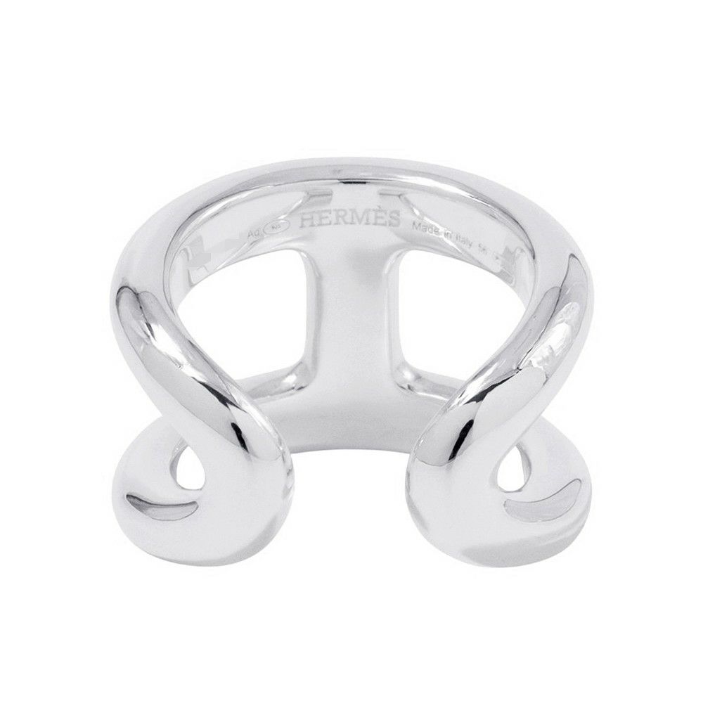 エルメス リング オスモズGM Osmose SV925シルバー リングサイズ56 HERMES ジュエリー 指輪