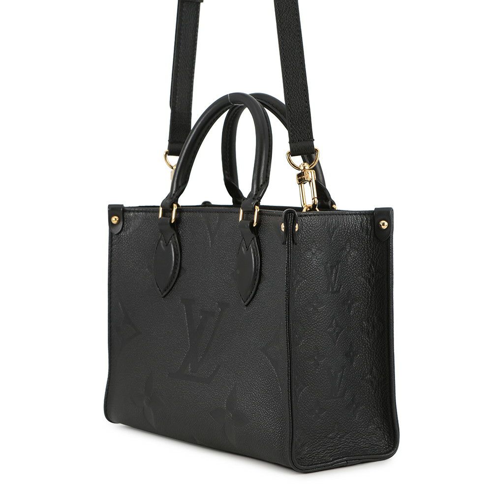 ルイヴィトン ハンドバッグ モノグラム・アンプラント オンザゴーPM M45653 黒 ブラック 2way