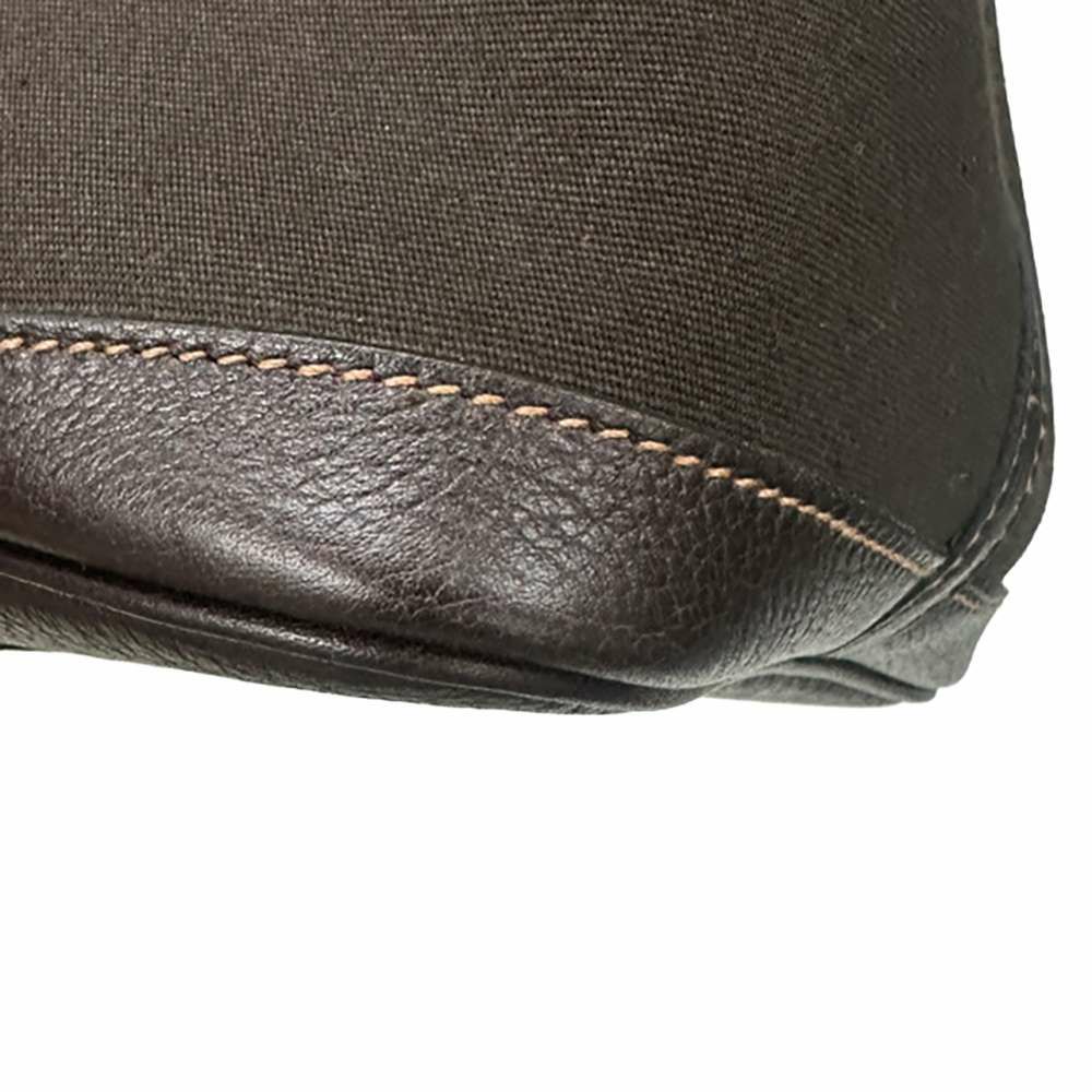 エルメス トートバッグ ガーデンパーティPM マロン/シルバー金具 トワルオフィシエ/ブッフルスキッパー □H刻印