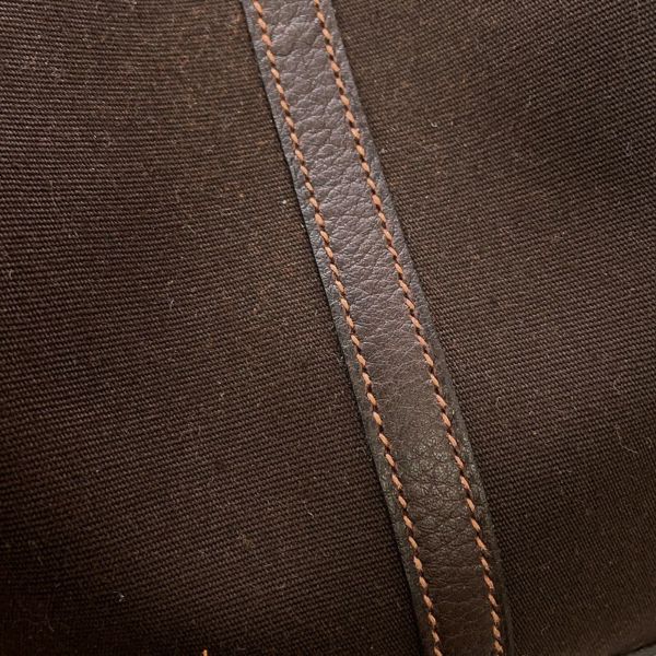 エルメス トートバッグ ガーデンパーティPM マロン/シルバー金具 トワルオフィシエ/ブッフルスキッパー □H刻印