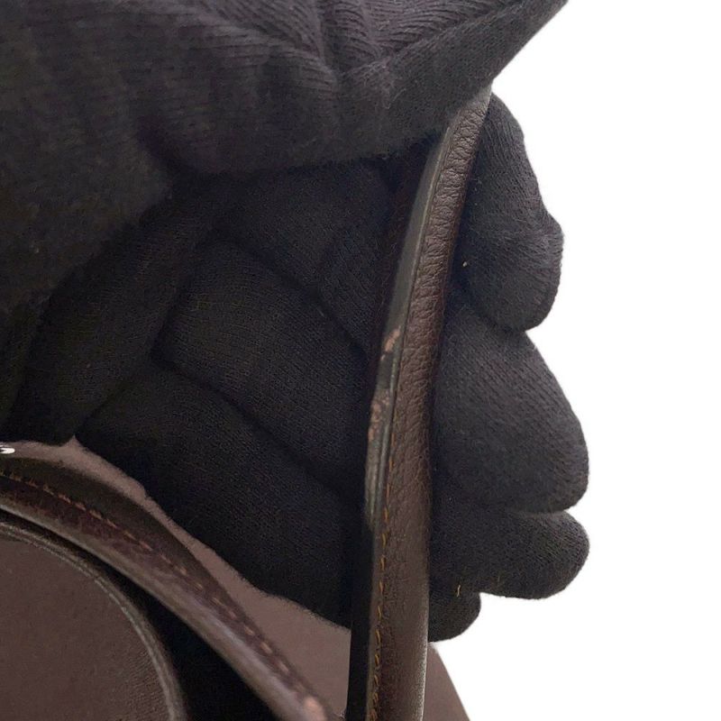 エルメス トートバッグ ガーデンパーティPM マロン/シルバー金具 トワルオフィシエ/ブッフルスキッパー □H刻印