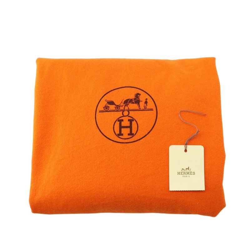 エルメス トートバッグ ガーデンパーティPM マロン/シルバー金具 トワルオフィシエ/ブッフルスキッパー □H刻印