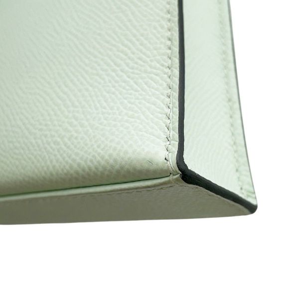 エルメス クラッチバッグ ケリーエラン ヴェールペパーミント/シルバー金具 エプソン K刻印 2wayショルダー