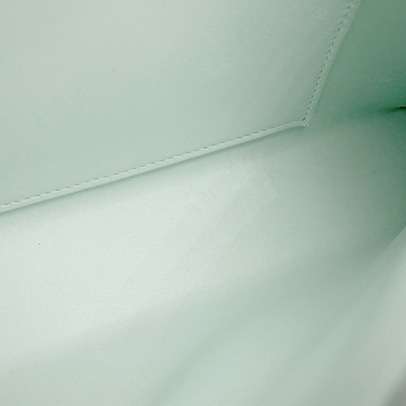 エルメス クラッチバッグ ケリーエラン ヴェールペパーミント/シルバー金具 エプソン K刻印 2wayショルダー