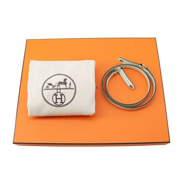 エルメス クラッチバッグ ケリーエラン ヴェールペパーミント/シルバー金具 エプソン K刻印 2wayショルダー