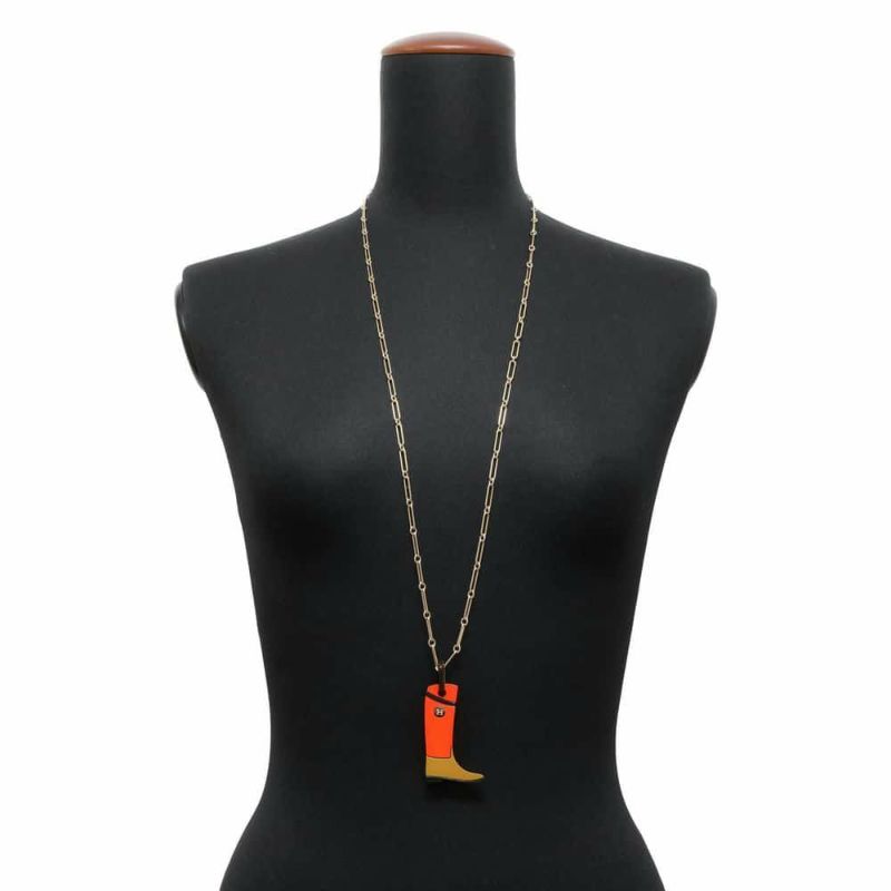 エルメス ネックレス アミュレット カヴァリエ GM ラージ バッファローホーン HERMES アクセサリー