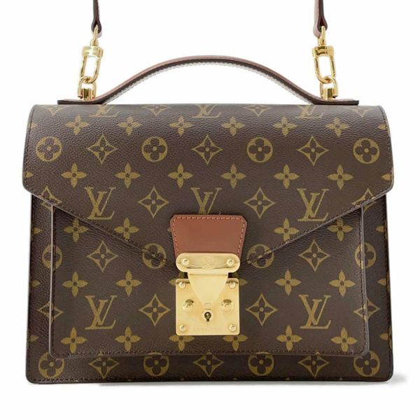 ルイヴィトン ハンドバッグ モノグラム モンソー M51185 LOUIS VUITTON ヴィトン バッグ 2wayショルダーバッグ