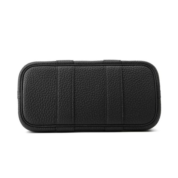 エルメス トートバッグ ネオ・ガーデン 23 ガーデンパーティ ブラック/シルバー金具 ネゴンダ K刻印 黒