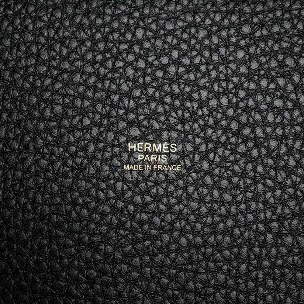 エルメス ハンドバッグ ピコタンロックPM ブラック/ゴールド金具 トリヨンクレマンス K刻印 黒