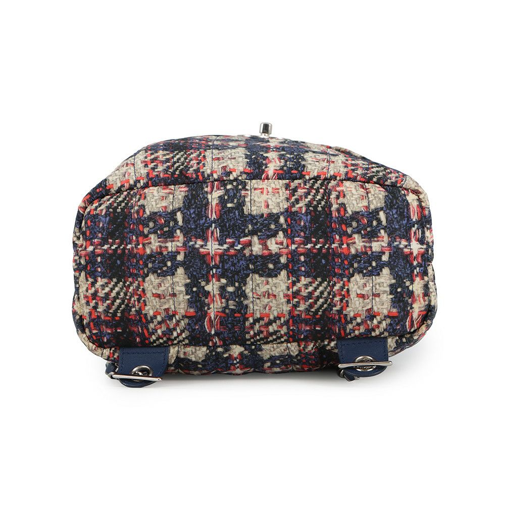 シャネル バックパック ココマーク ツイードプリント ナイロン A66445 CHANEL バッグ リュックサック