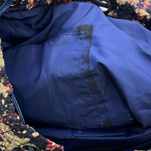 シャネル バックパック ココマーク ツイードプリント ナイロン A66445 CHANEL バッグ リュックサック