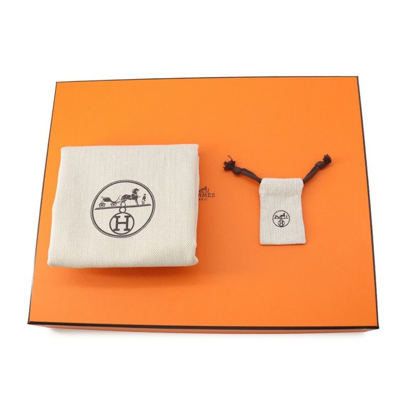 エルメス トートバッグ インザループ 23 ブラック/シルバー金具 トリヨンクレマンス/スイフト W刻印 黒