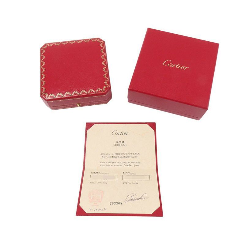 カルティエ ネックレス Cハート ネックレス ダイヤモンド 1P 0.01ct K18PGピンクゴールド B3040400 ペンダント