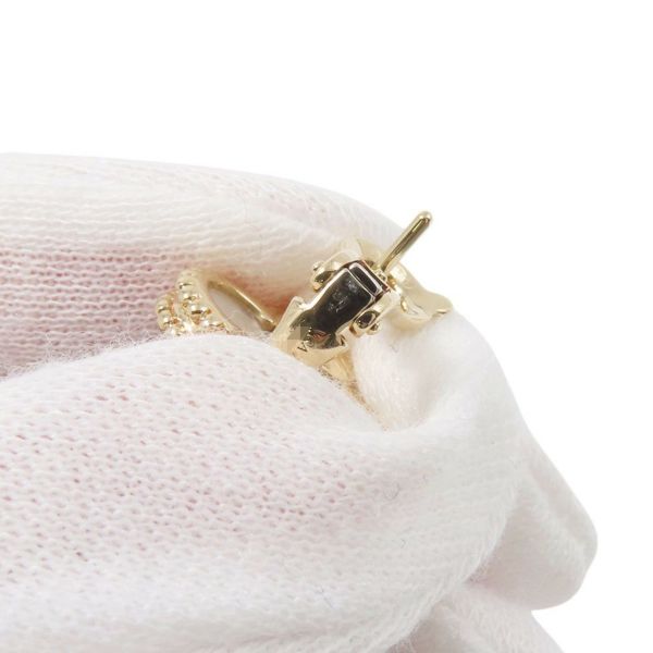 ヴァンクリーフ&アーペル ピアス ヴィンテージ アルハンブラ イヤリング マザーオブパール K18YGイエローゴールド VCARA44100