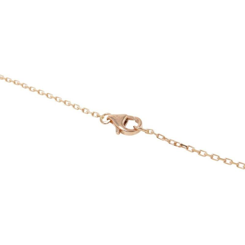 カルティエ ネックレス ロゴ ドゥーブルC ダイヤモンド K18PGピンクゴールド Cartier ペンダント