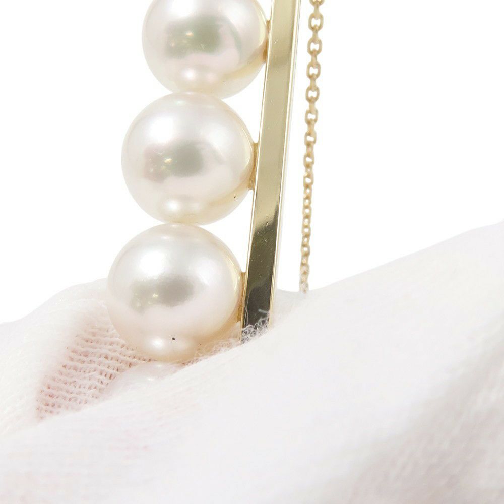 タサキ ネックレス バランス シグネチャー あこや真珠 パール K18YGイエローゴールド P-15884-18KYG TASAKI ペンダント