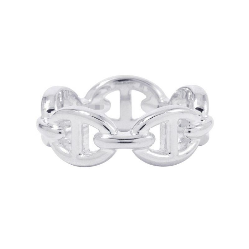 エルメス リング シェーヌダンクル アンシェネPM Enchainee SV925シルバー リングサイズ49 HERMES ジュエリー