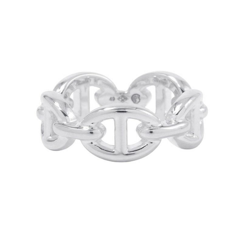 エルメス リング シェーヌダンクル アンシェネPM Enchainee SV925シルバー リングサイズ49 HERMES ジュエリー