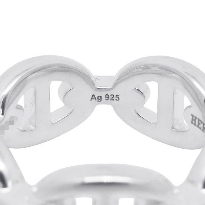 エルメス リング シェーヌダンクル アンシェネPM Enchainee SV925シルバー リングサイズ49 HERMES ジュエリー