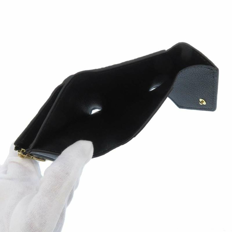ルイヴィトン 三つ折り財布 モノグラム・アンプラント ポルトフォイユ・ゾエ M62935 黒