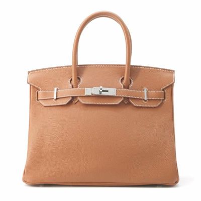 エルメス バーキン30 エトゥープ/シルバー金具 トゴ W刻印 HERMES Birkin ハンドバッグ |  中古・新品ブランド販売ギャラリーレア公式通販