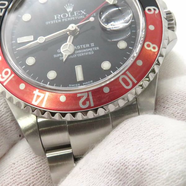 ロレックス GMTマスター2 デイト A番 16710 ROLEX 腕時計 ウォッチ 黒文字盤