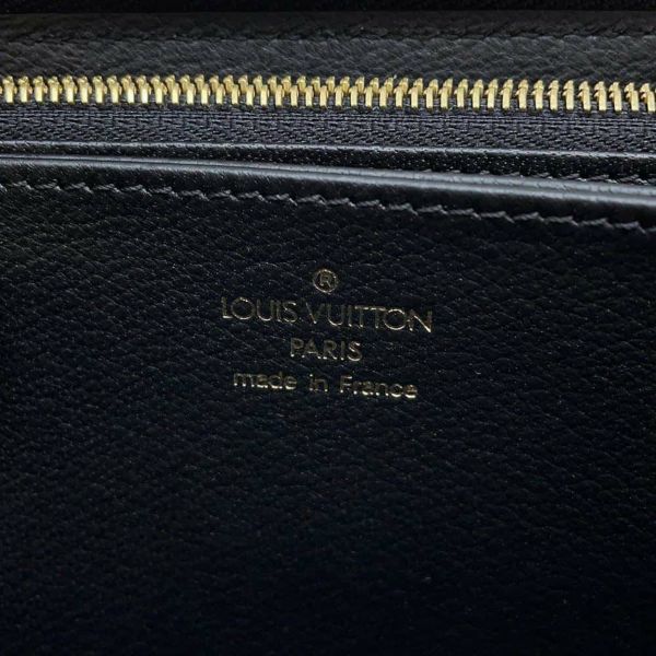 ルイヴィトン 長財布 ジッピーウォレット クロコダイル LOUIS VUITTON 財布 ブラック 黒 レインボー