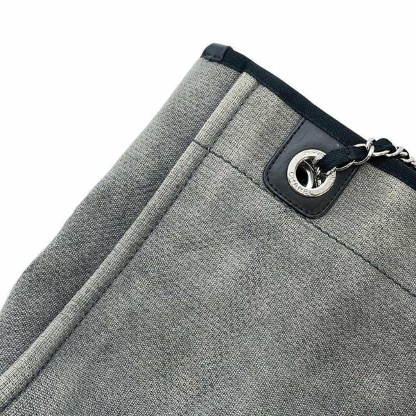 シャネル トートバッグ ドーヴィルライン トートPM ココマーク レッド A66939 CHANEL バッグ チェーン ロゴ キャンバス 黒