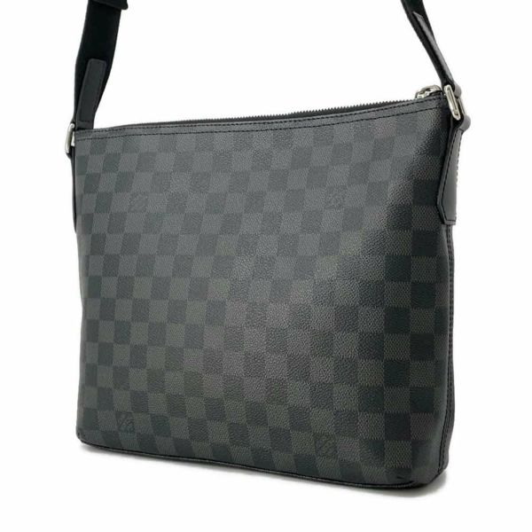 ルイヴィトン ショルダーバッグ ダミエ・グラフィット ミックPM N41211 LOUIS VUITTON ヴィトン バッグ メンズ 黒