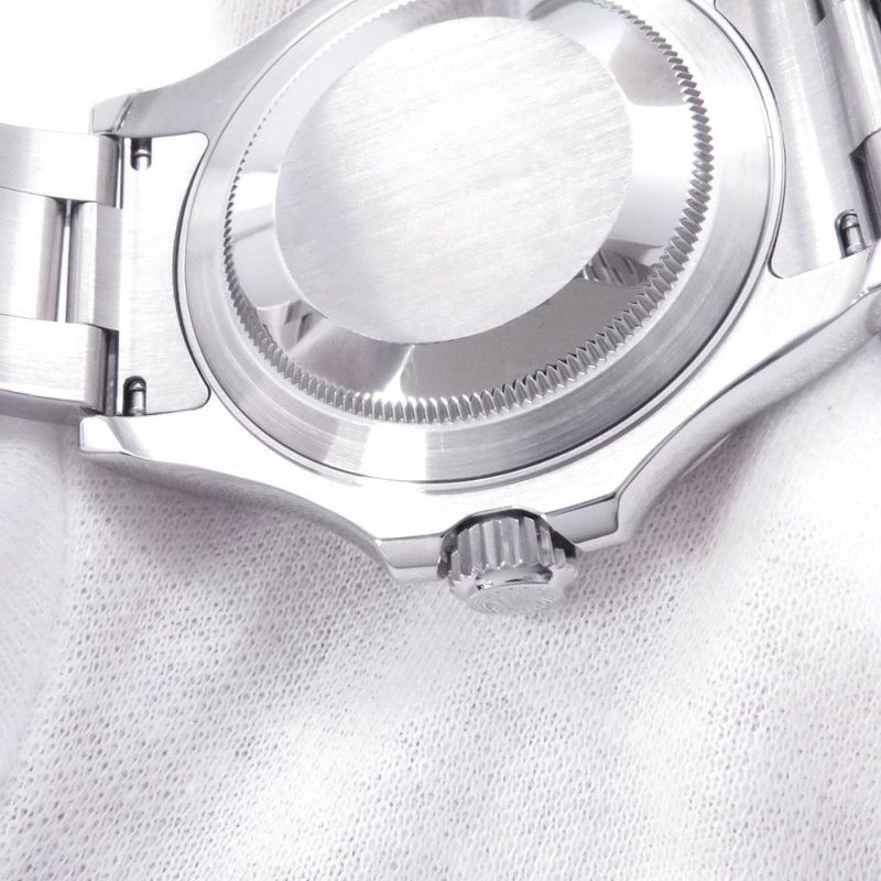 ロレックス ヨットマスター ロレジウム SS/プラチナ ランダムシリアル ルーレット 116622 ROLEX 腕時計 ブルー文字盤