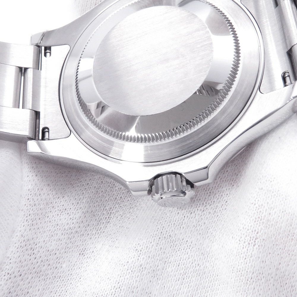 ロレックス ヨットマスター ロレジウム SS/プラチナ ランダムシリアル ルーレット 116622 ROLEX 腕時計 ブルー文字盤