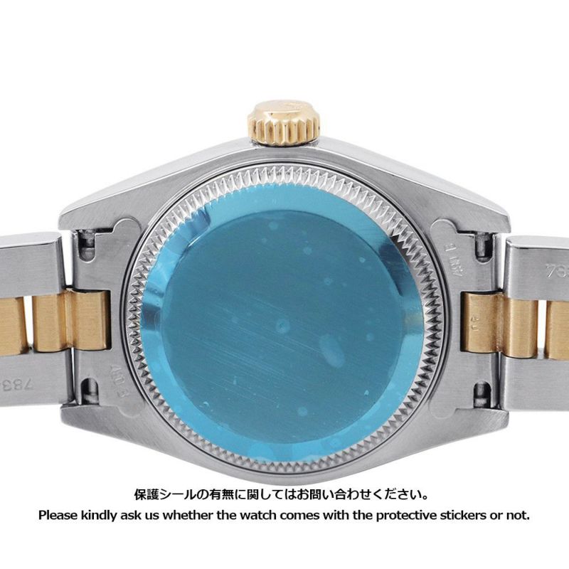 ロレックス デイトジャスト S番 SS/K18YG 69163 ROLEX 腕時計 スレート文字盤