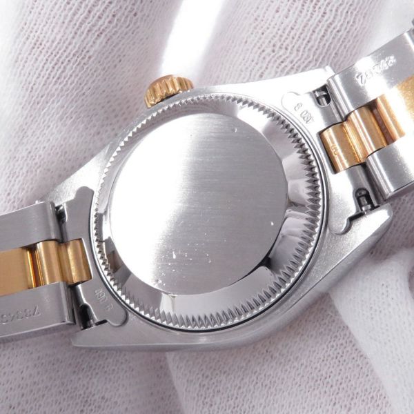 ロレックス デイトジャスト S番 SS/K18YG 69163 ROLEX 腕時計 スレート文字盤